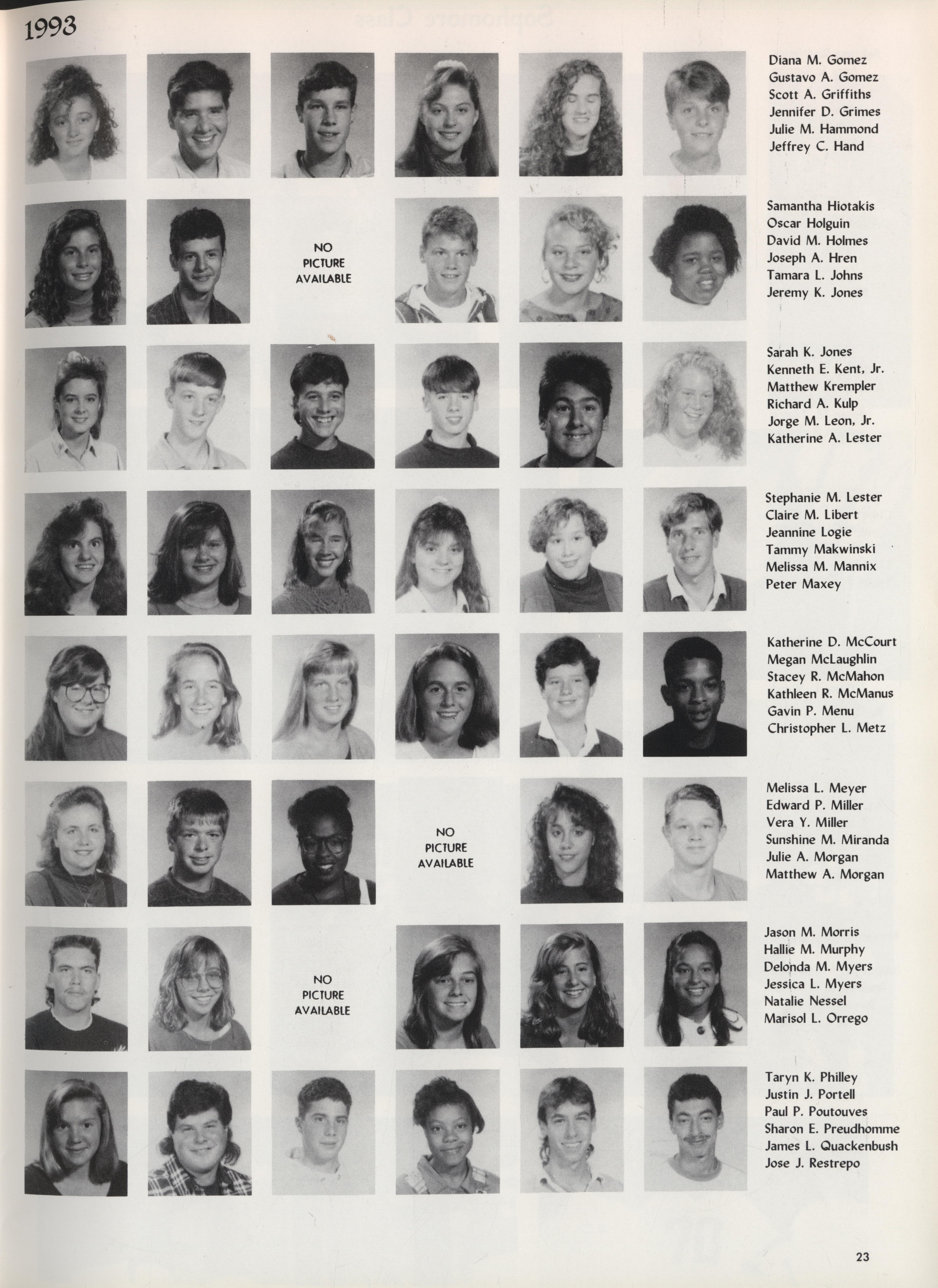 East Hampton High School Yearbook 1991